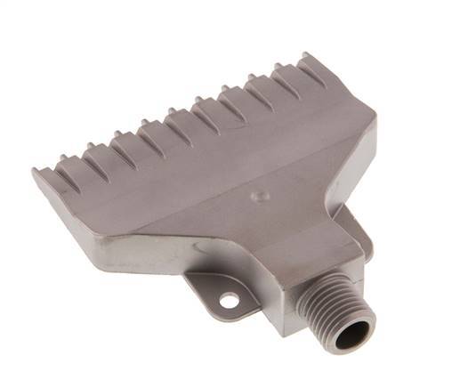 Boquilla de abanico multicanal 70mm G 1/4" Acero inoxidable 1.4404