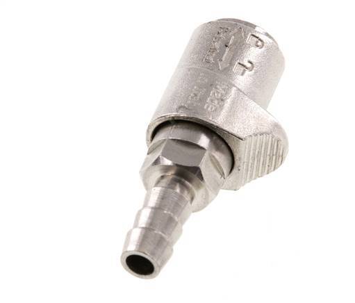 Tapón Profi de doble garra con conexión de lengüeta de manguera de 8 mm