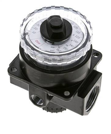 Regulador de presión G1/2'' 5000l/min 0.0-11.0bar/0-160psi