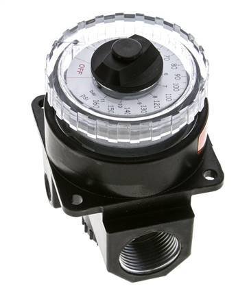 Regulador de presión G1/4'' 3000l/min 0.0-3.0bar/0-44psi