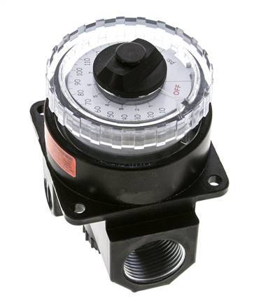 Regulador de presión G1/4'' 3000l/min 0.0-3.0bar/0-44psi
