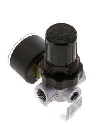 Válvula de alivio de presión neumática G1/4 Aire 0.5-10bar (7-145psi)