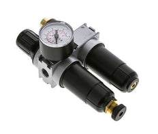 FRL 2 Partes G1/4'' 700l/min 0.2-6.0bar/3-87psi Semi-Auto 40 mm Manómetro Metal Multifix 0