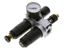 FRL 2 Partes G1/4'' 700l/min 0.2-6.0bar/3-87psi Semi-Auto 40 mm Manómetro Metal Multifix 0