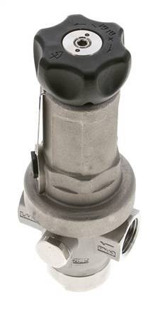 Regulador de Presión de Precisión G1/2'' 1900l/min 0.5-15.0bar/7-218psi Acero Inoxidable Gases Líquidos