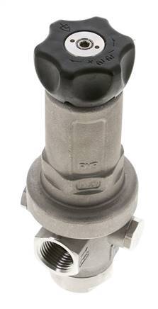 Regulador de Presión de Precisión G1/2'' 1900l/min 0.5-15.0bar/7-218psi Acero Inoxidable Gases Líquidos
