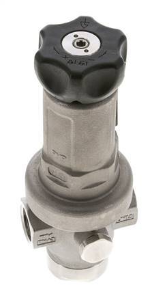 Regulador de Presión de Precisión G1/2'' 1900l/min 0.5-15.0bar/7-218psi Acero Inoxidable Gases Líquidos