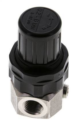 Regulador de presión G1/4'' 320l/min 0.5-6.0bar/7-87psi Acero inoxidable Gases Líquidos