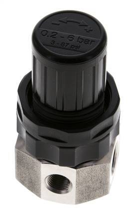 Regulador de presión G1/4'' 320l/min 0.5-6.0bar/7-87psi Acero inoxidable Gases Líquidos