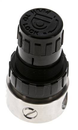Regulador de presión G1/4'' 350l/min 0.2-3.0bar/3-44psi Acero inoxidable/POM