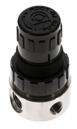Regulador de presión G1/4'' 350l/min 0.2-3.0bar/3-44psi Acero inoxidable/POM