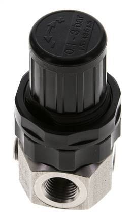 Regulador de presión G1/4'' 320l/min 0.5-3.0bar/7-44psi Acero inoxidable