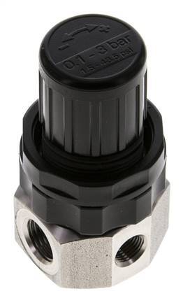 Regulador de presión G1/4'' 320l/min 0.5-3.0bar/7-44psi Acero inoxidable