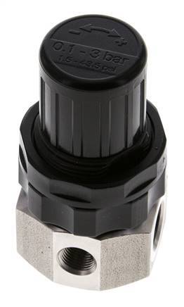 Regulador de presión G1/4'' 320l/min 0.5-3.0bar/7-44psi Acero inoxidable