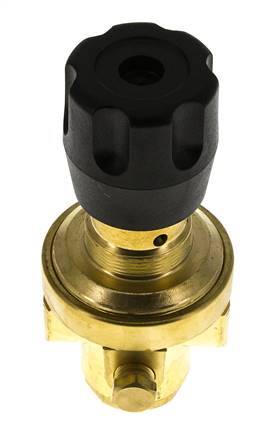 Regulador de presión G1/4'' 490l/min 0.2-3.0bar/3-44psi Latón Gases Líquidos