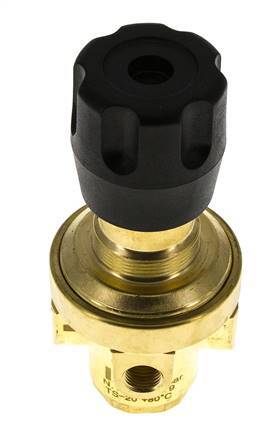 Regulador de presión G1/4'' 490l/min 0.2-3.0bar/3-44psi Latón Gases Líquidos