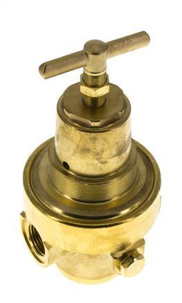 Regulador de presión G1/2'' 1500l/min 0.2-3.0bar/3-44psi Latón Gases Líquidos