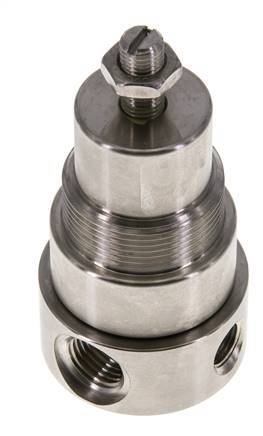 Regulador de presión G1/4'' 350l/min 1.0-15.0bar/14-218psi Acero inoxidable Gases Líquidos