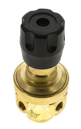 Regulador de presión G1/4'' 490l/min 0.1-1.5bar/1-22psi Latón