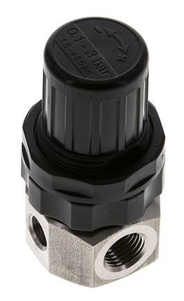 Regulador de presión G1/4'' 320l/min 0.5-3.0bar/7-44psi Acero inoxidable Gases Líquidos