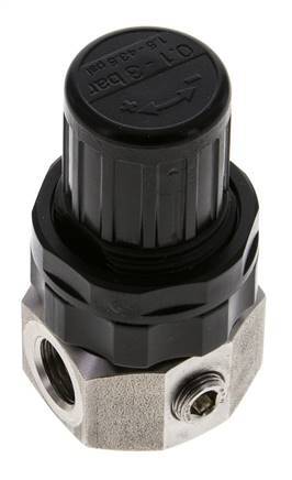 Regulador de presión G1/4'' 320l/min 0.5-3.0bar/7-44psi Acero inoxidable Gases Líquidos