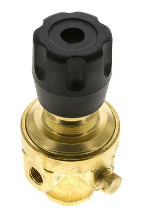 Regulador de presión G1/4'' 490l/min 0.1-1.5bar/1-22psi Latón CO2