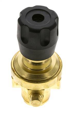 Regulador de presión G1/4'' 490l/min 0.1-1.5bar/1-22psi Latón CO2