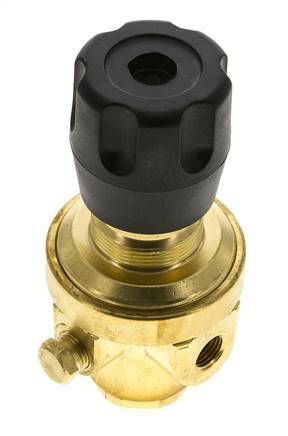 Regulador de presión G1/4'' 490l/min 0.1-1.5bar/1-22psi Latón CO2
