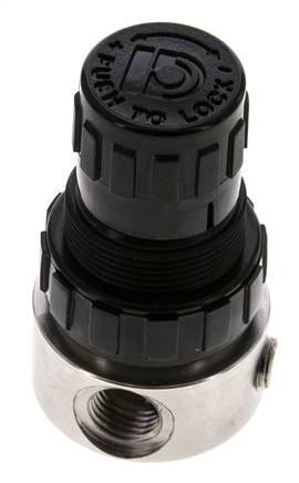Regulador de presión G1/4'' 350l/min 0.5-8.0bar/7-116psi Acero inoxidable/POM