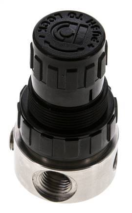 Regulador de presión G1/4'' 350l/min 0.5-8.0bar/7-116psi Acero inoxidable/POM