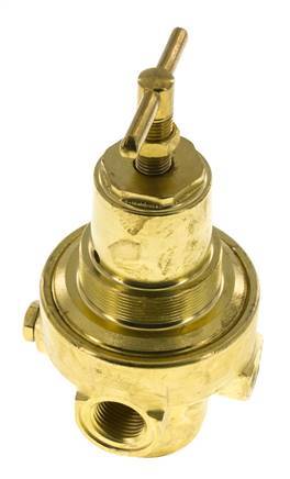 Regulador de presión G1/2'' 1500l/min 0.1-1.5bar/1-22psi Latón Gases Líquidos
