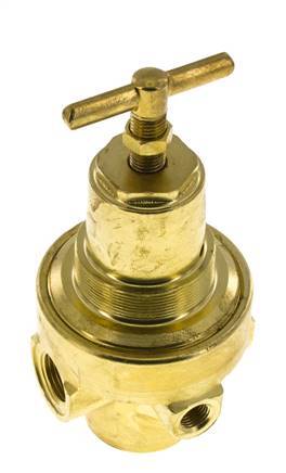 Regulador de presión G1/2'' 1500l/min 0.1-1.5bar/1-22psi Latón Gases Líquidos