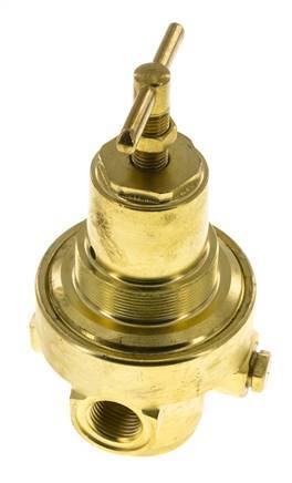 Regulador de presión G1/2'' 1500l/min 0.1-1.5bar/1-22psi Latón Gases Líquidos
