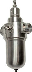 Filtro-regulador G1'' 6000l/min 0.1-1.5bar/1-22psi Manual Acero Inoxidable
