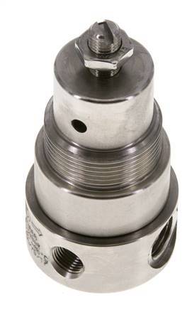 Regulador de presión G1/4'' 350l/min 0.5-8.0bar/7-116psi Acero inoxidable Gases Líquidos