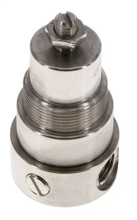 Regulador de presión G1/4'' 350l/min 0.5-8.0bar/7-116psi Acero inoxidable Gases Líquidos