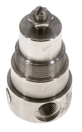 Regulador de presión G1/4'' 350l/min 0.5-8.0bar/7-116psi Acero inoxidable Gases Líquidos