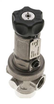 Regulador de presión de precisión G1/2'' 1900l/min 5.0-30.0bar/72-435psi Acero inoxidable