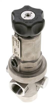 Regulador de presión de precisión G1/2'' 1900l/min 10.0-50.0bar/145-725psi Acero inoxidable