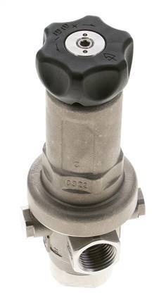 Regulador de presión de precisión G1/2'' 1900l/min 10.0-50.0bar/145-725psi Acero inoxidable