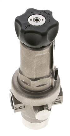 Regulador de presión de precisión G1/2'' 1900l/min 10.0-50.0bar/145-725psi Acero inoxidable