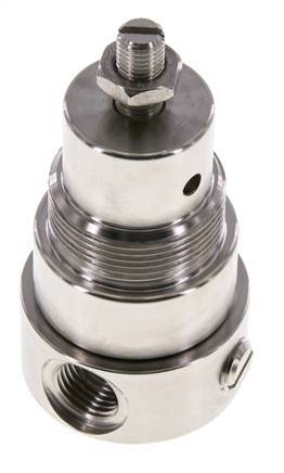Regulador de presión G1/4'' 350l/min 0.2-3.0bar/3-44psi Acero inoxidable