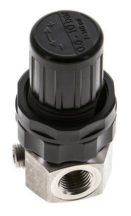 Regulador de presión G1/4'' 320l/min 0.5-10.0bar/7-145psi Acero inoxidable