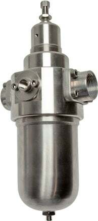 Filtro-regulador G1'' 6000l/min 1.5-15.0bar/22-218psi Manual Acero inoxidable