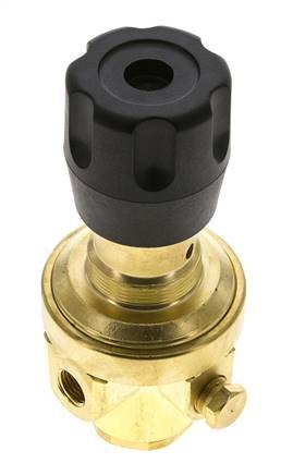 Regulador de presión G1/4'' 490l/min 0.2-3.0bar/3-44psi Latón CO2