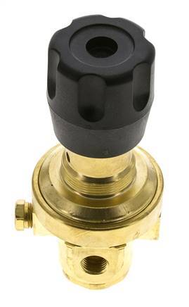 Regulador de presión G1/4'' 490l/min 0.2-3.0bar/3-44psi Latón CO2