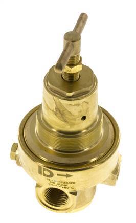 Regulador de presión G1/2'' 1500l/min 0.5-8.0bar/7-116psi Latón