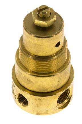 Regulador de presión G1/4'' 330l/min 0.2-3.0bar/3-44psi Latón Gases Líquidos