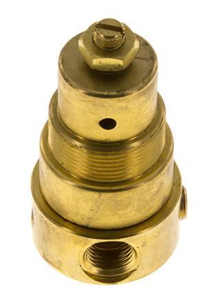 Regulador de presión G1/4'' 330l/min 0.2-3.0bar/3-44psi Latón Gases Líquidos