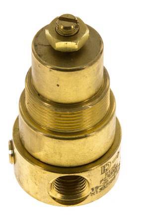 Regulador de presión G1/4'' 330l/min 0.2-3.0bar/3-44psi Latón Gases Líquidos